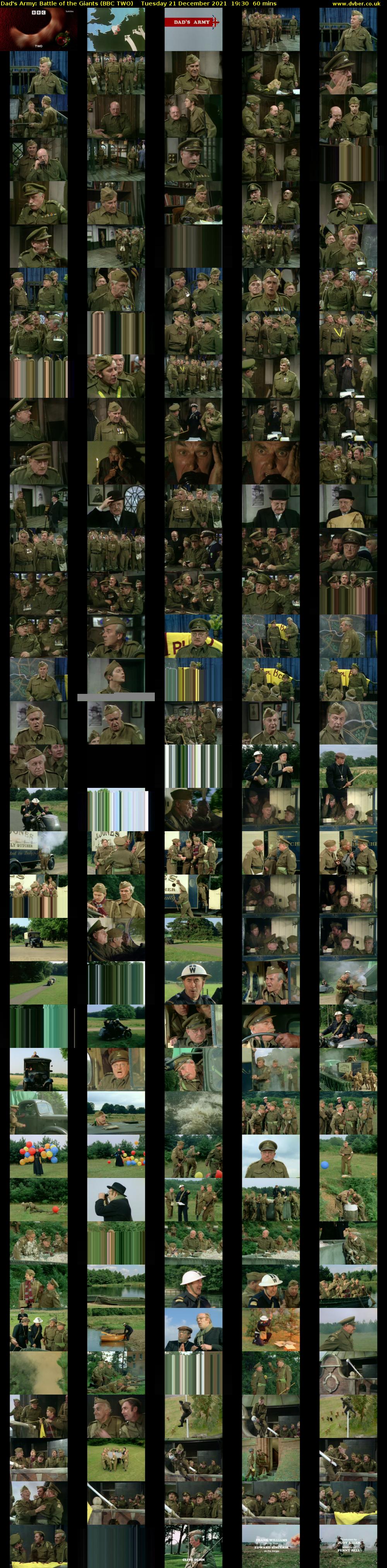 Dad's Army: Battle of the Giants (BBC TWO) Tuesday 21 December 2021 19:30 - 20:30