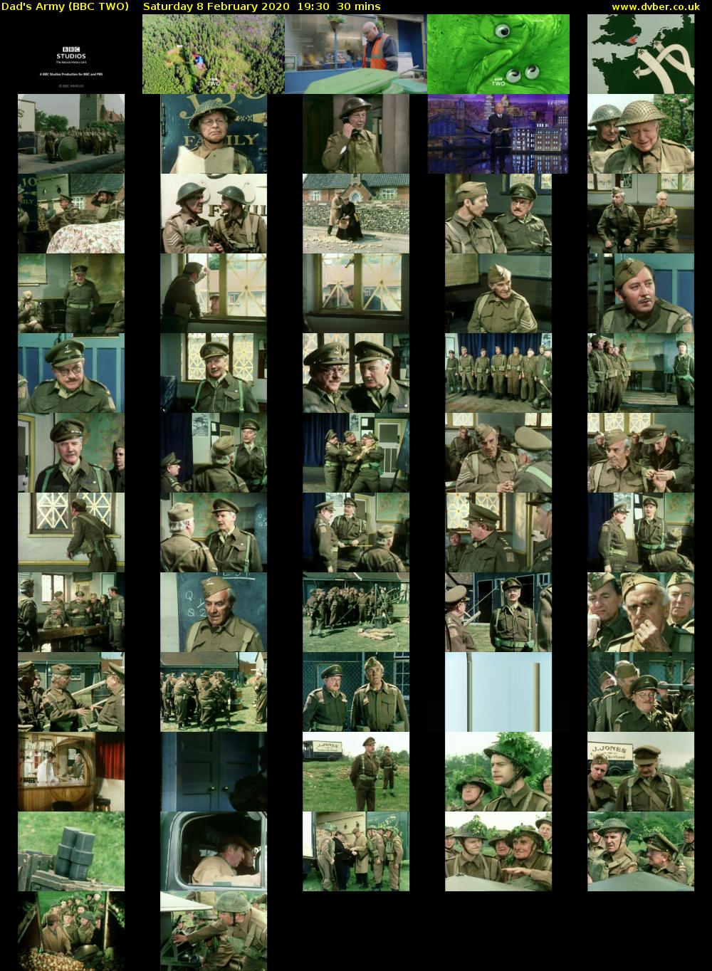 Dad's Army (BBC TWO) Saturday 8 February 2020 19:30 - 20:00