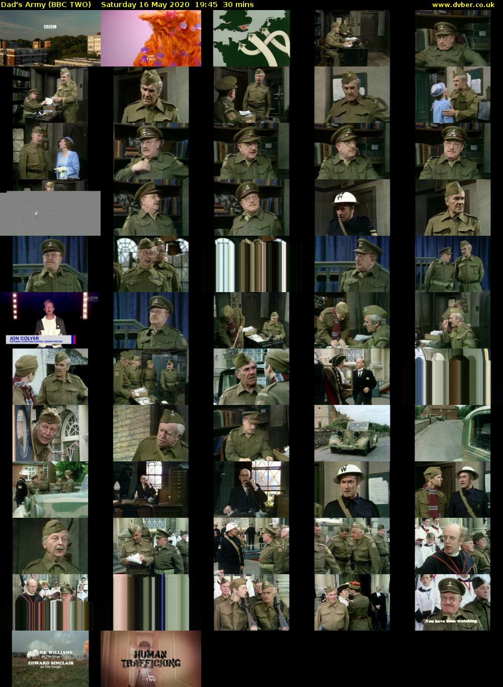 Dad's Army (BBC TWO) Saturday 16 May 2020 19:45 - 20:15