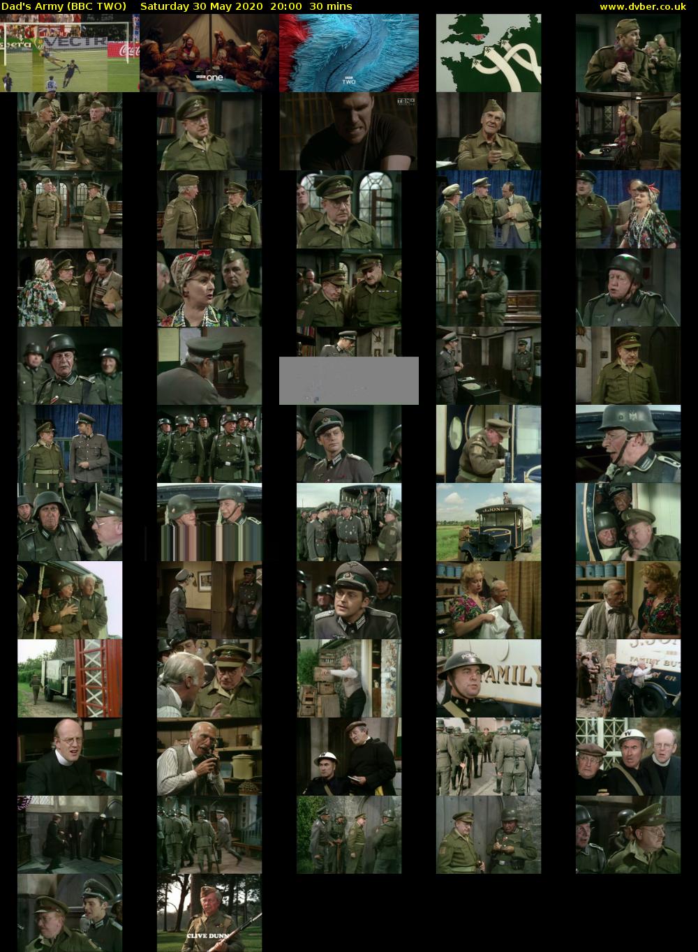 Dad's Army (BBC TWO) Saturday 30 May 2020 20:00 - 20:30