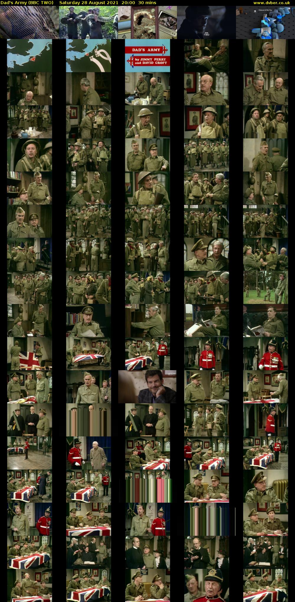Dad's Army (BBC TWO) Saturday 28 August 2021 20:00 - 20:30