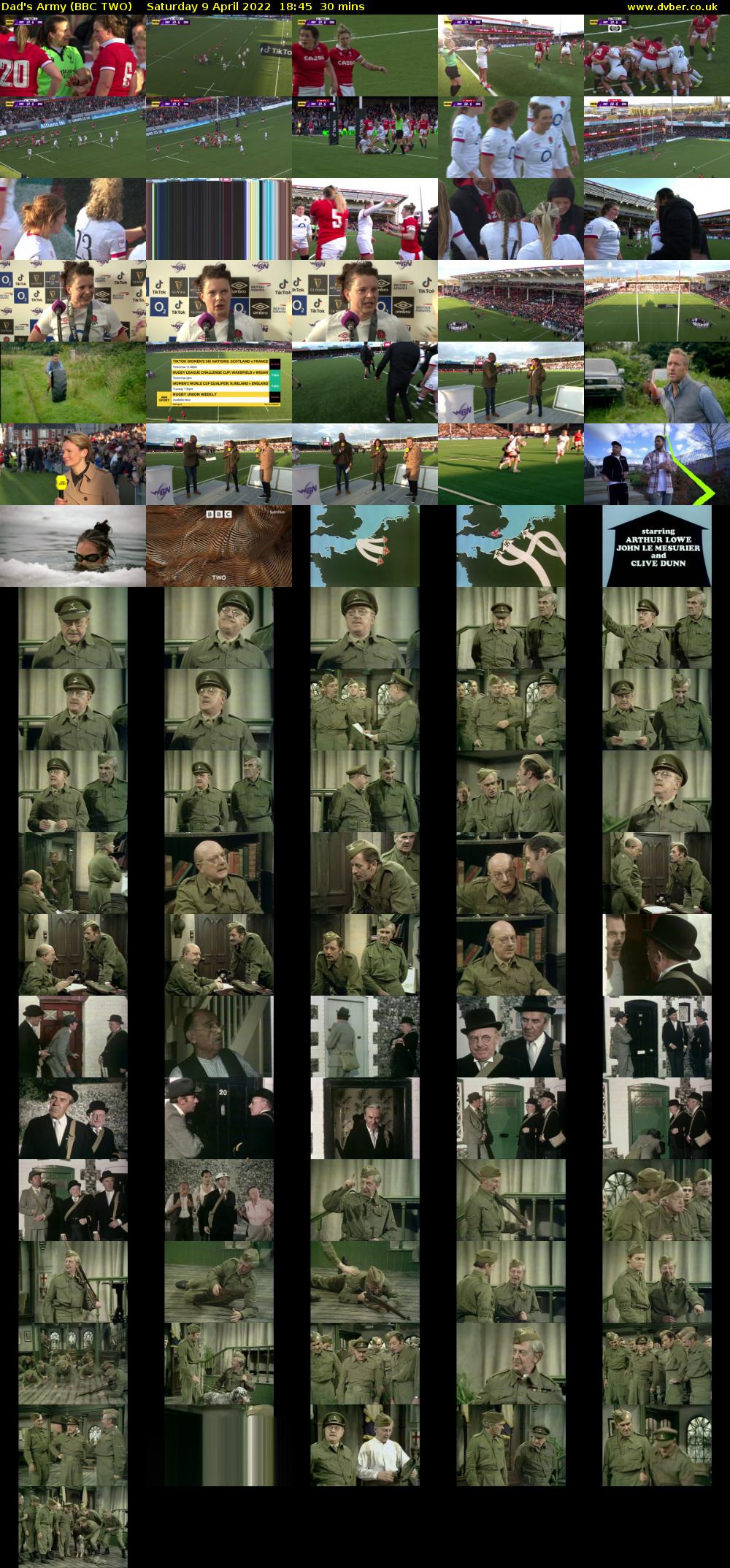 Dad's Army (BBC TWO) Saturday 9 April 2022 18:45 - 19:15