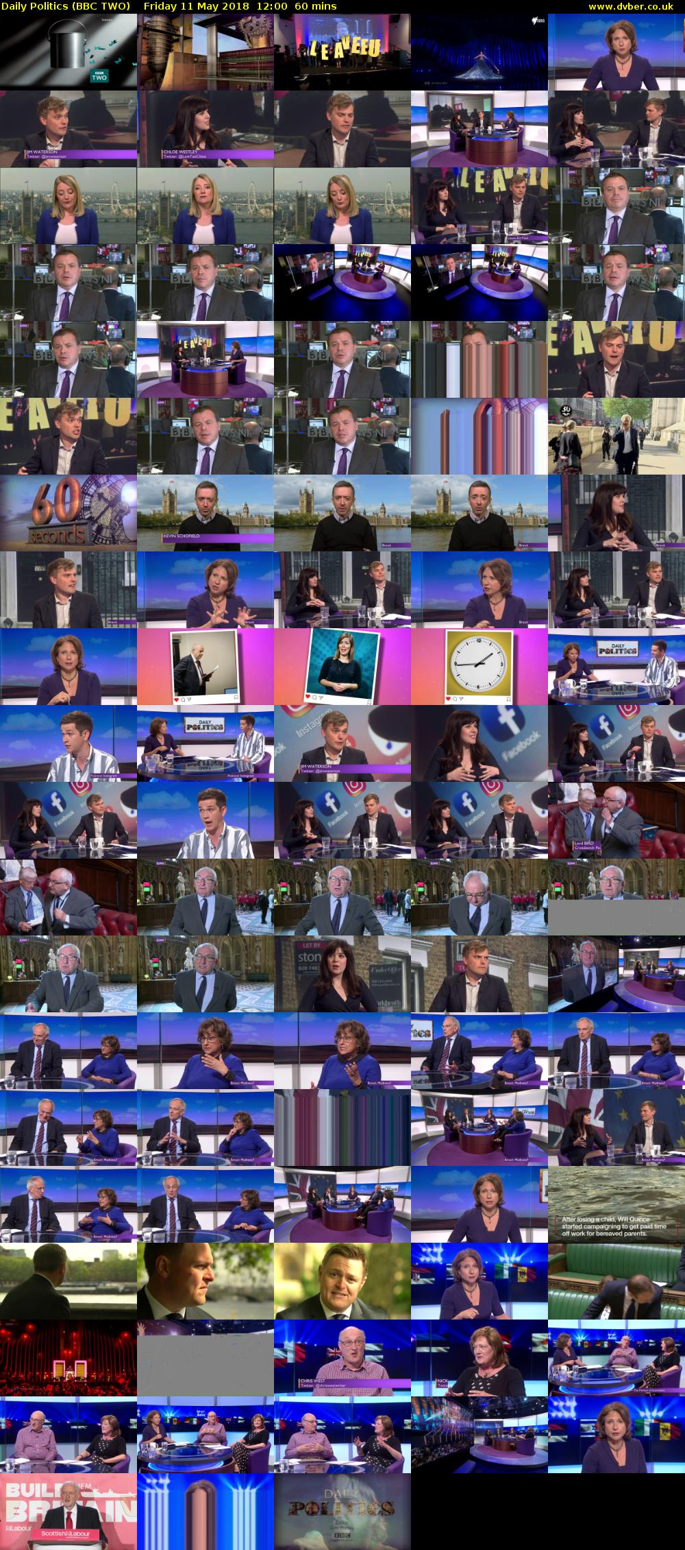 Daily Politics (BBC TWO) Friday 11 May 2018 12:00 - 13:00
