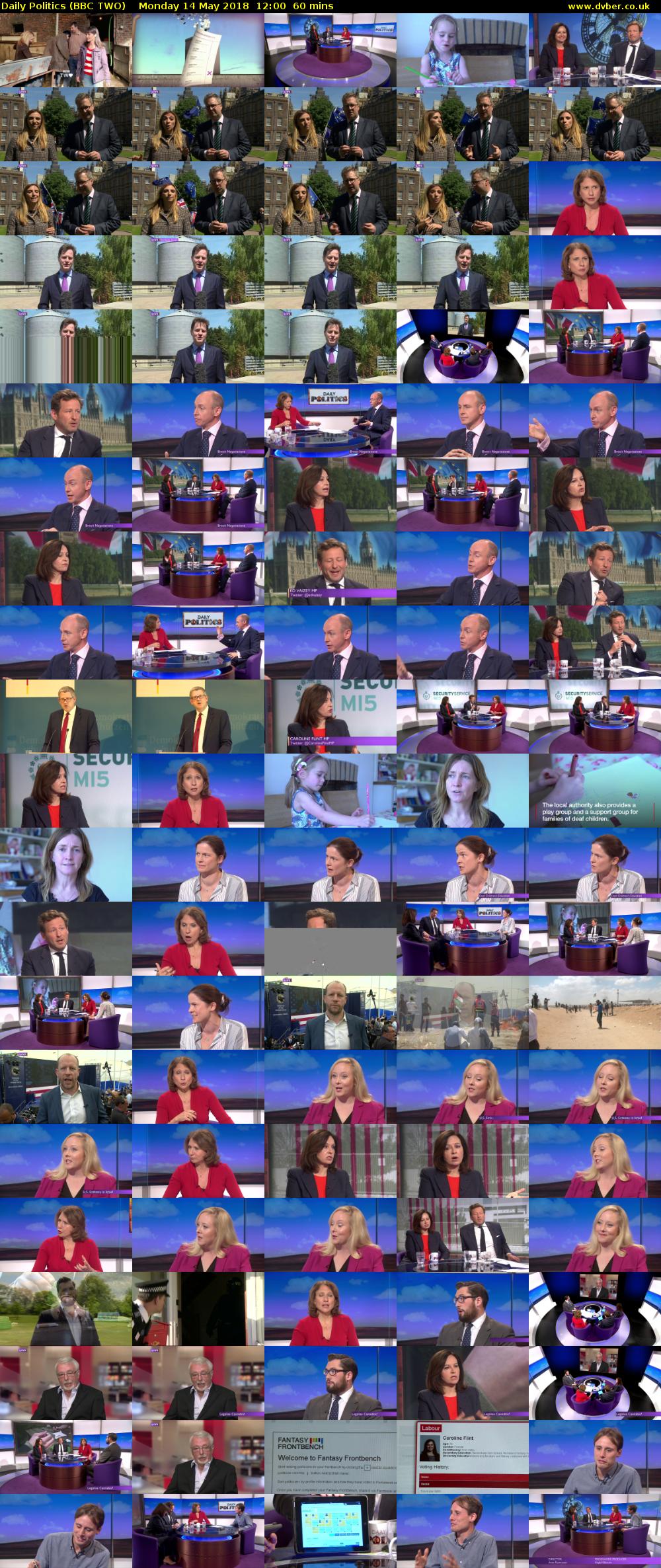 Daily Politics (BBC TWO) Monday 14 May 2018 12:00 - 13:00