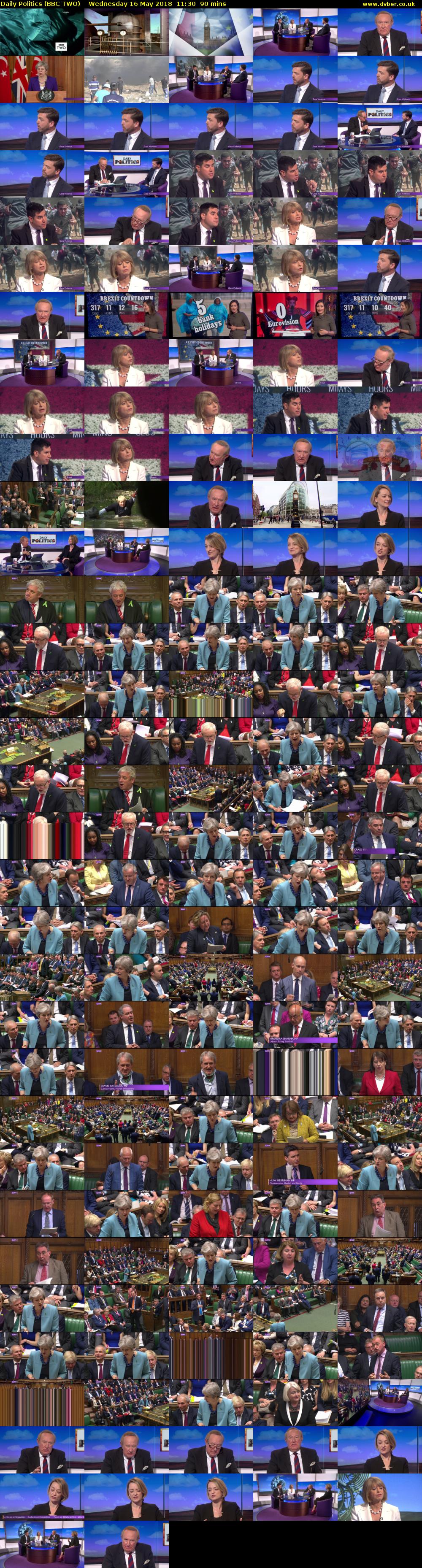 Daily Politics (BBC TWO) Wednesday 16 May 2018 11:30 - 13:00