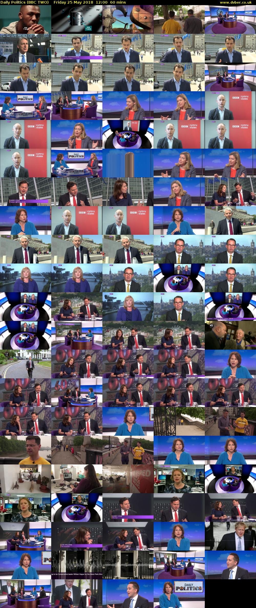 Daily Politics (BBC TWO) Friday 25 May 2018 12:00 - 13:00