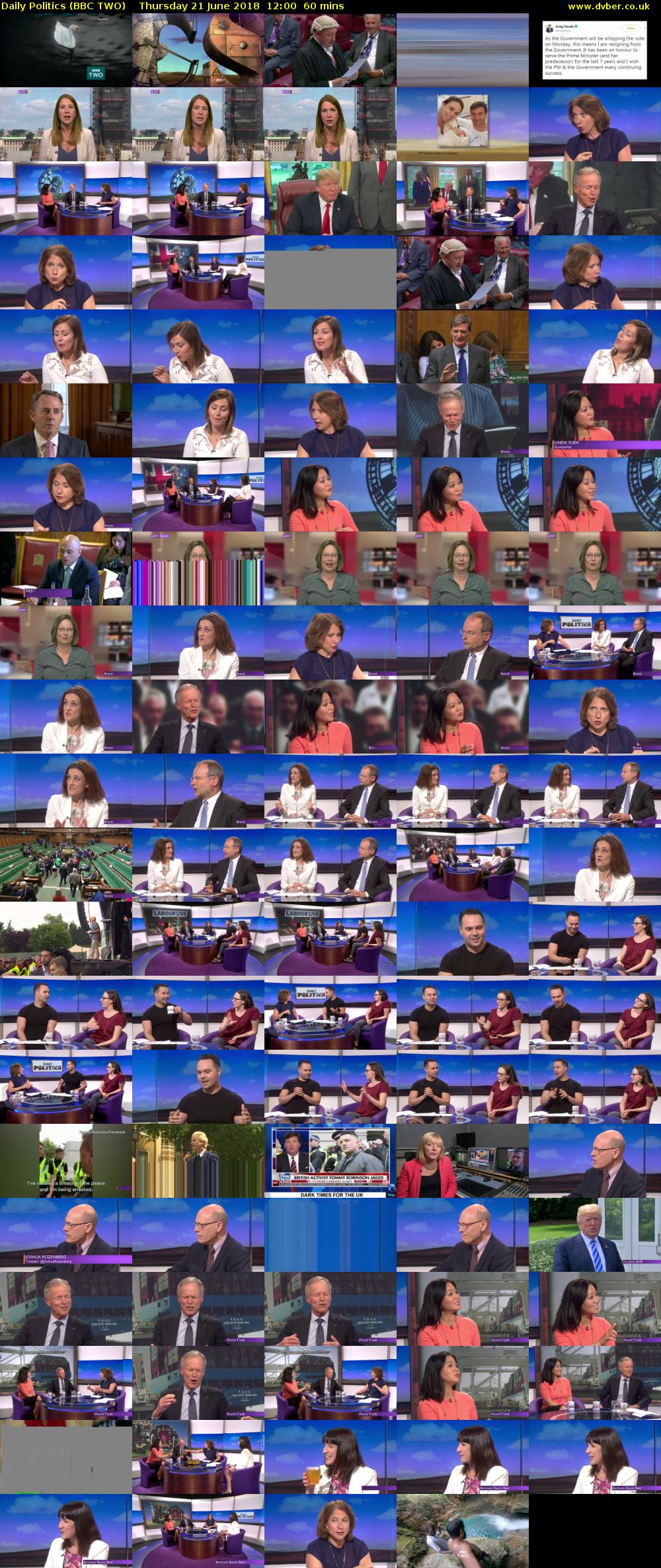 Daily Politics (BBC TWO) Thursday 21 June 2018 12:00 - 13:00