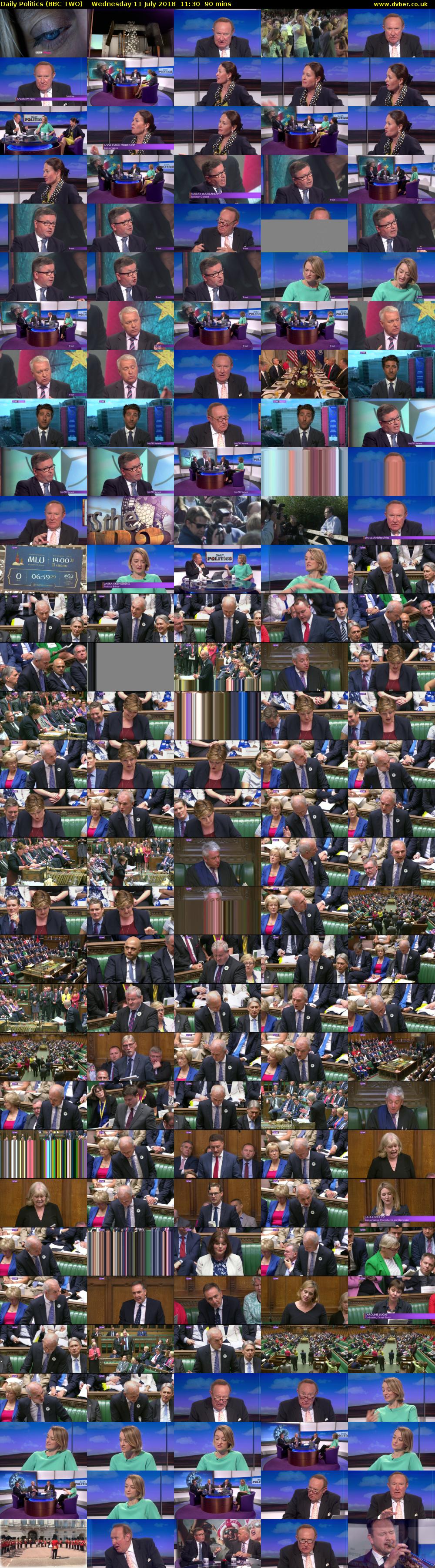 Daily Politics (BBC TWO) Wednesday 11 July 2018 11:30 - 13:00