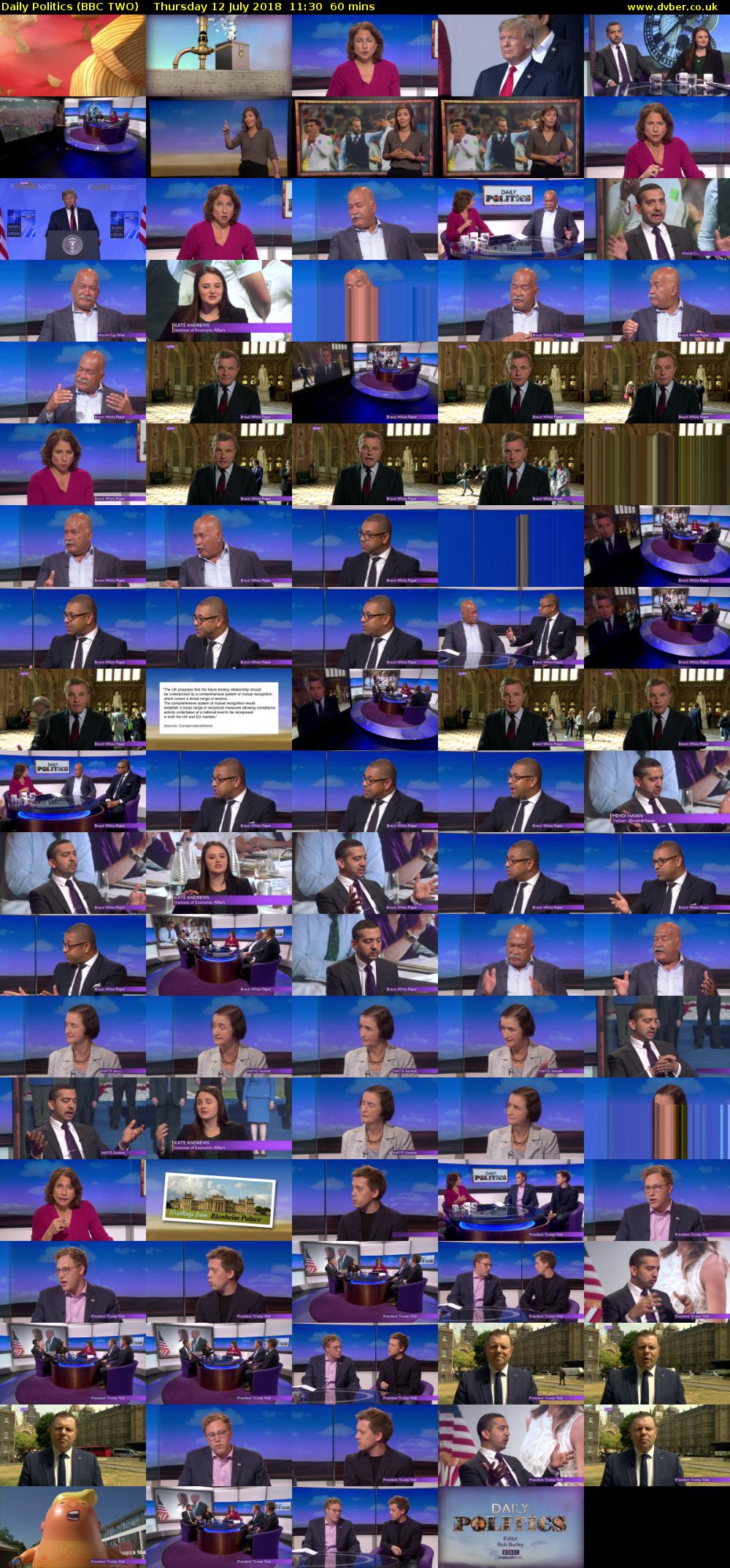Daily Politics (BBC TWO) Thursday 12 July 2018 11:30 - 12:30