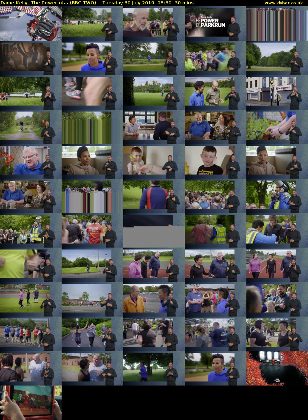 Dame Kelly: The Power of... (BBC TWO) Tuesday 30 July 2019 08:30 - 09:00