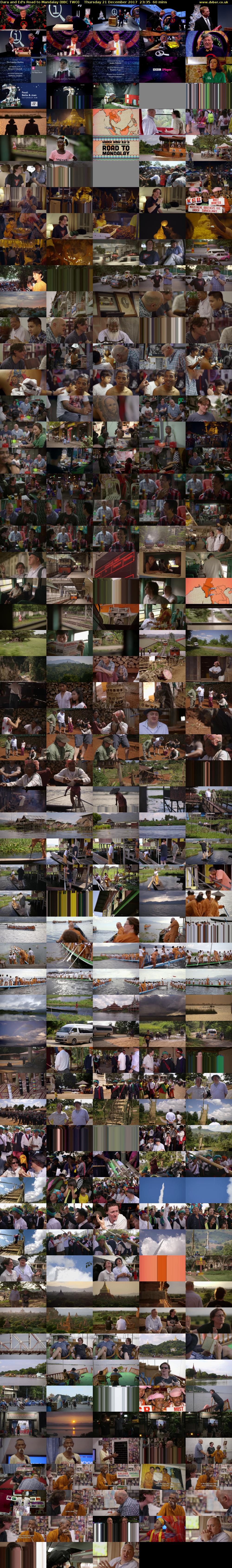 Dara and Ed's Road to Mandalay (BBC TWO) Thursday 21 December 2017 23:35 - 00:35