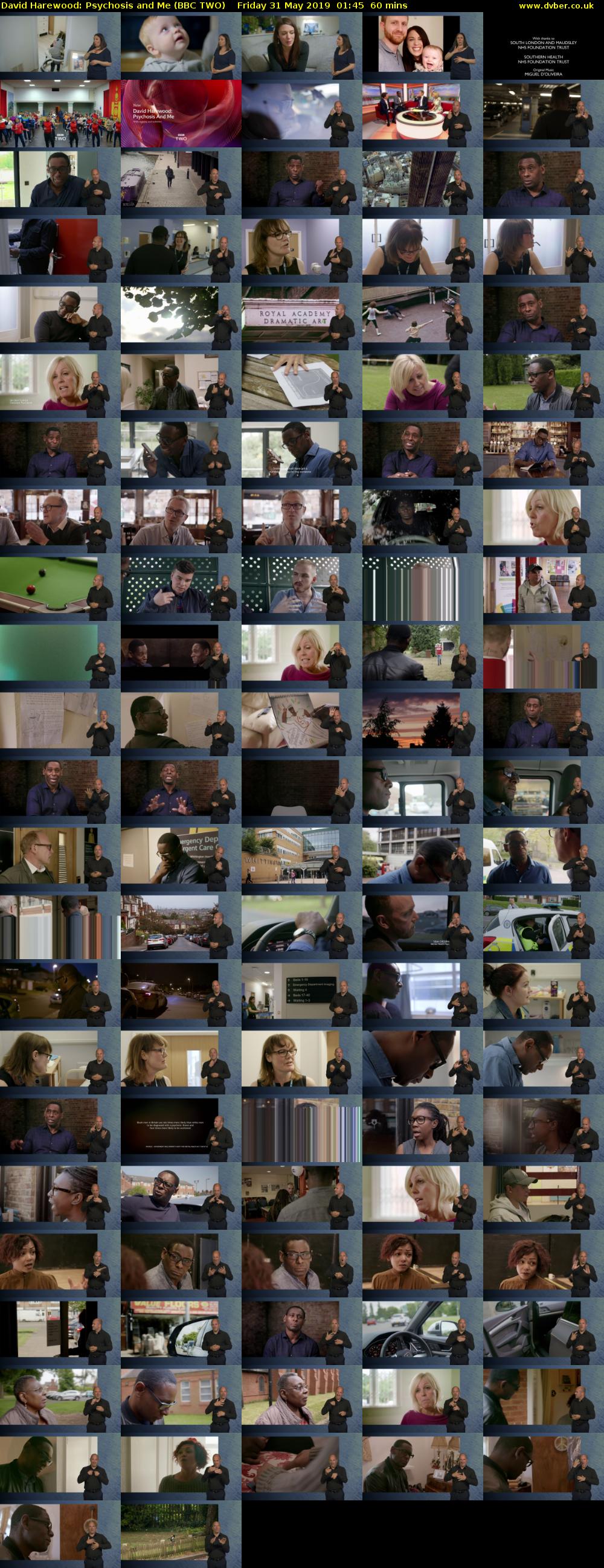 David Harewood: Psychosis and Me (BBC TWO) Friday 31 May 2019 01:45 - 02:45