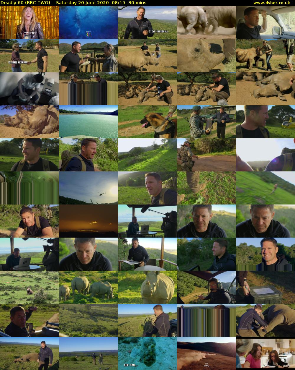 Deadly 60 (BBC TWO) Saturday 20 June 2020 08:15 - 08:45
