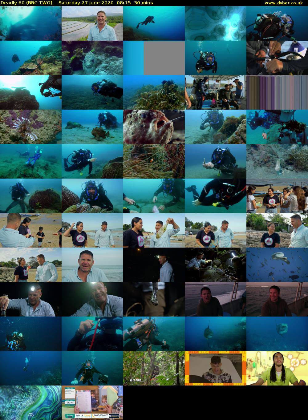 Deadly 60 (BBC TWO) Saturday 27 June 2020 08:15 - 08:45