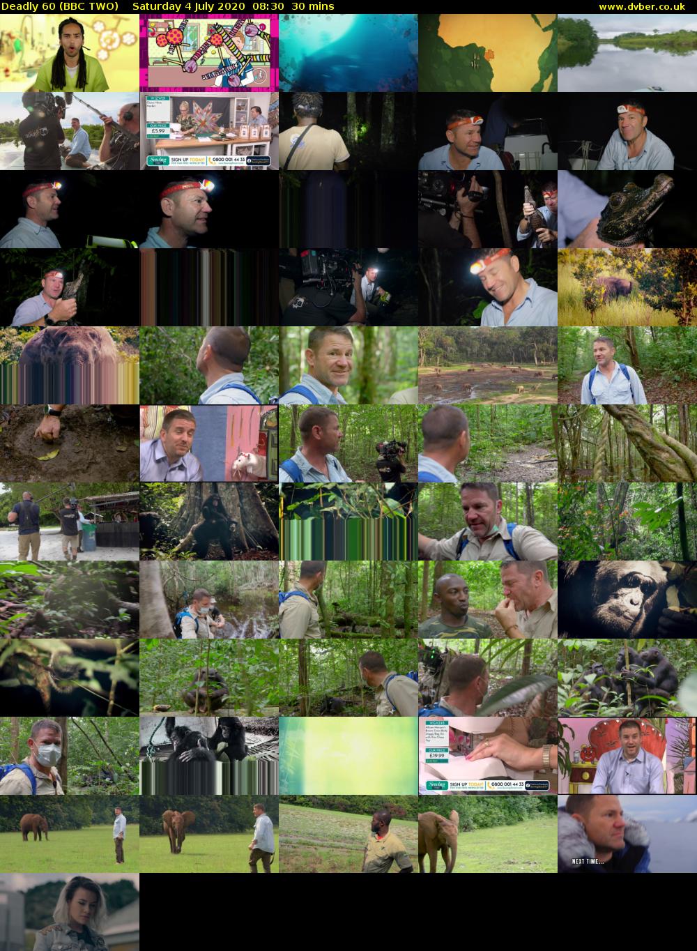 Deadly 60 (BBC TWO) Saturday 4 July 2020 08:30 - 09:00