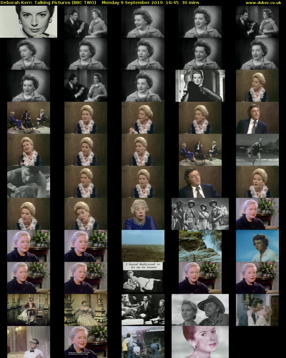 Deborah Kerr: Talking Pictures (BBC TWO) Monday 9 September 2019 16:45 - 17:15