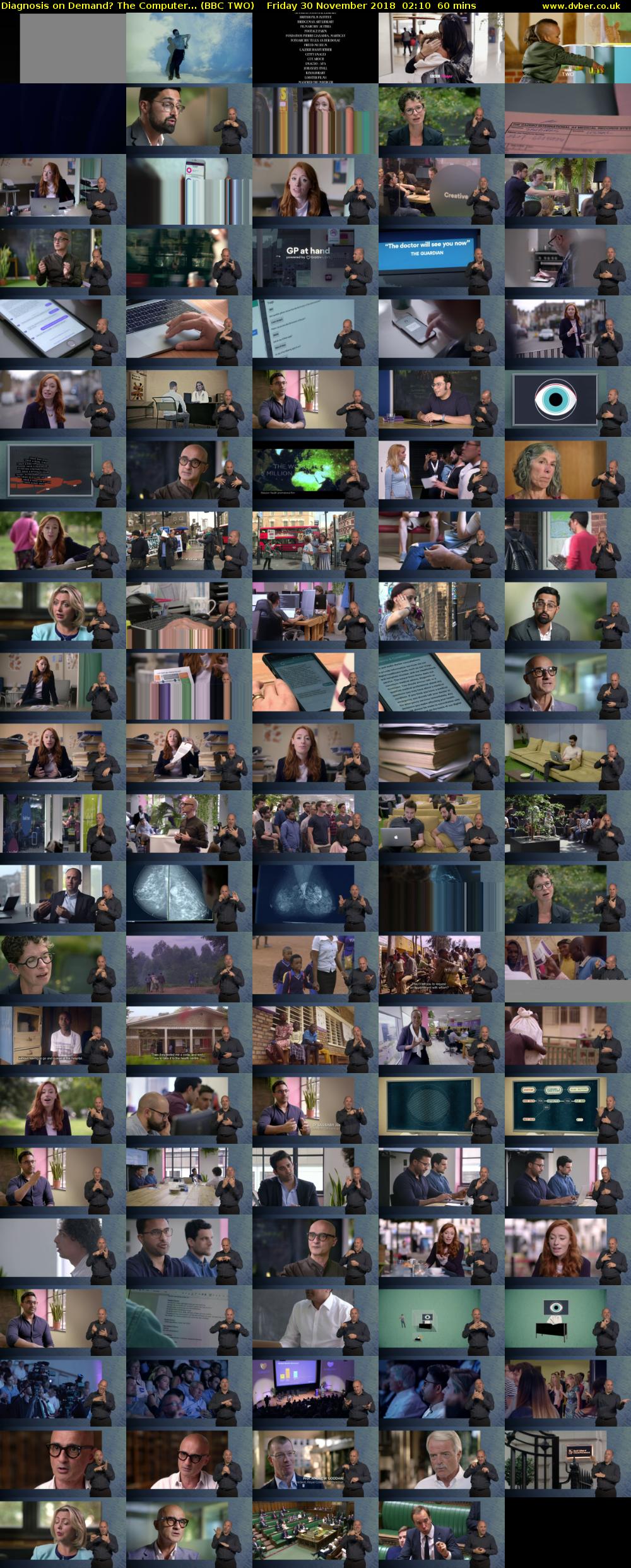 Diagnosis on Demand? The Computer... (BBC TWO) Friday 30 November 2018 02:10 - 03:10