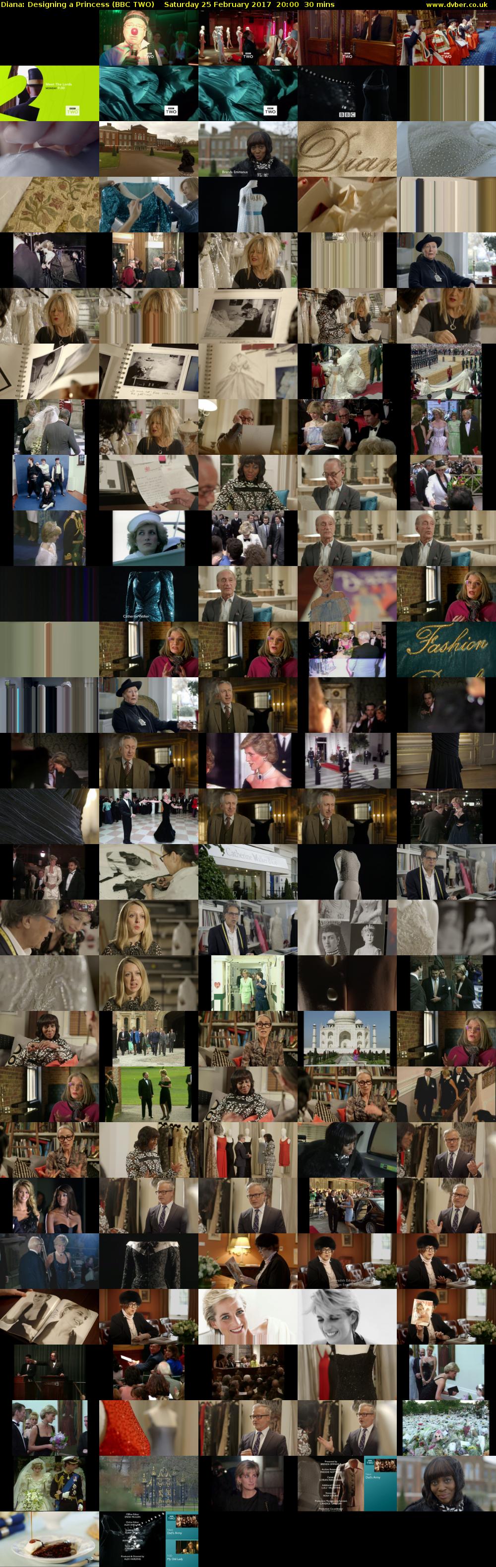 Diana: Designing a Princess (BBC TWO) Saturday 25 February 2017 20:00 - 20:30