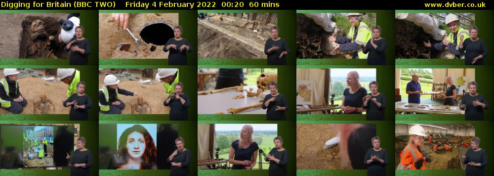 Digging for Britain (BBC TWO) Friday 4 February 2022 00:20 - 01:20