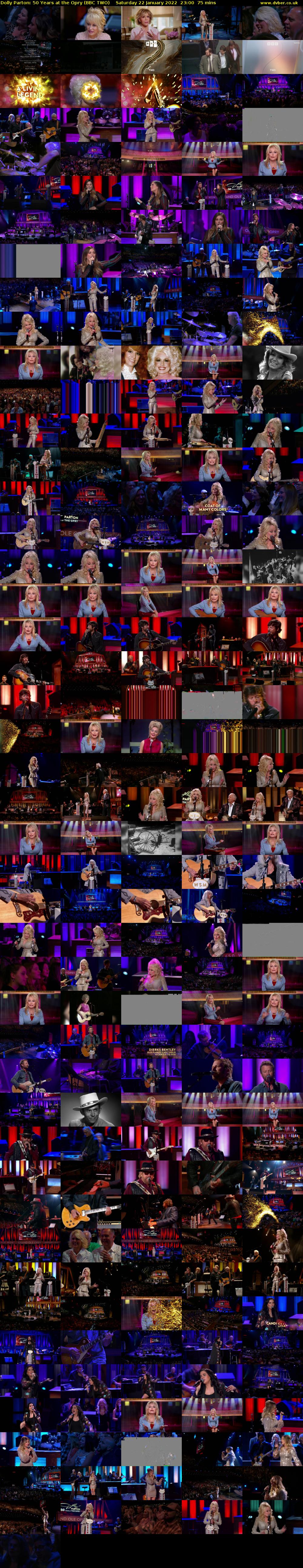 Dolly Parton: 50 Years at the Opry (BBC TWO) Saturday 22 January 2022 23:00 - 00:15