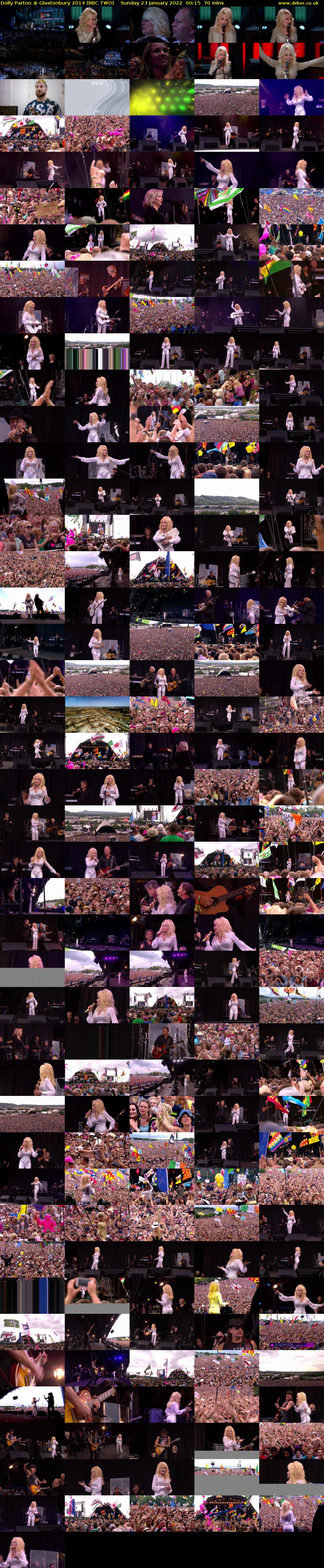 Dolly Parton @ Glastonbury 2014 (BBC TWO) Sunday 23 January 2022 00:15 - 01:25