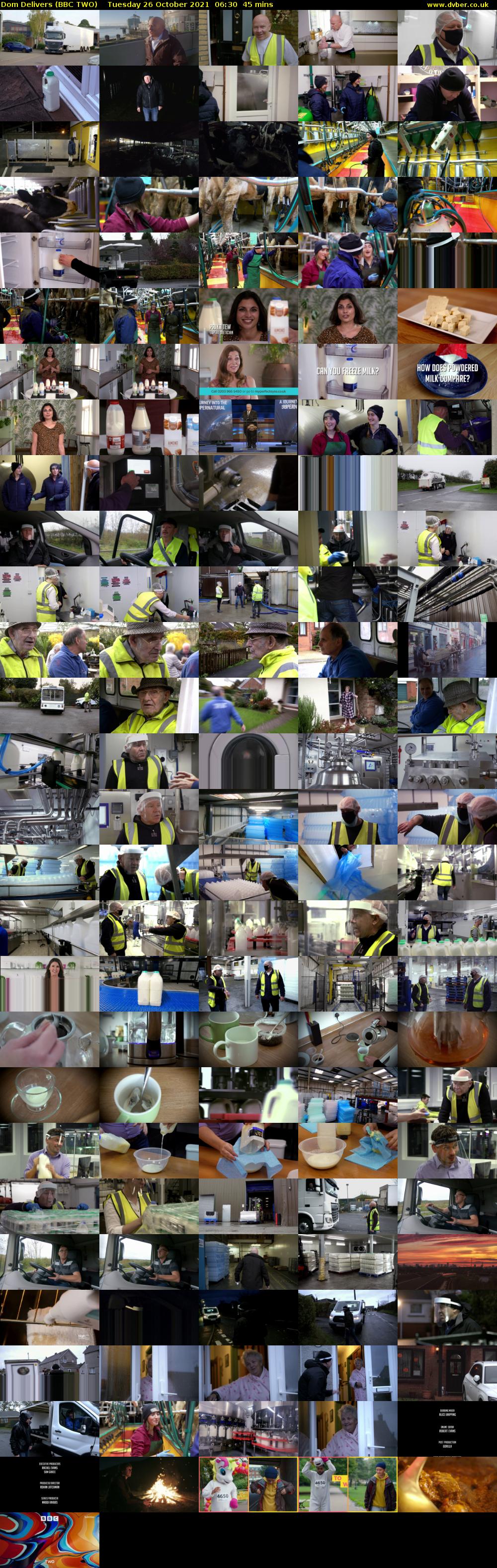 Dom Delivers (BBC TWO) Tuesday 26 October 2021 06:30 - 07:15