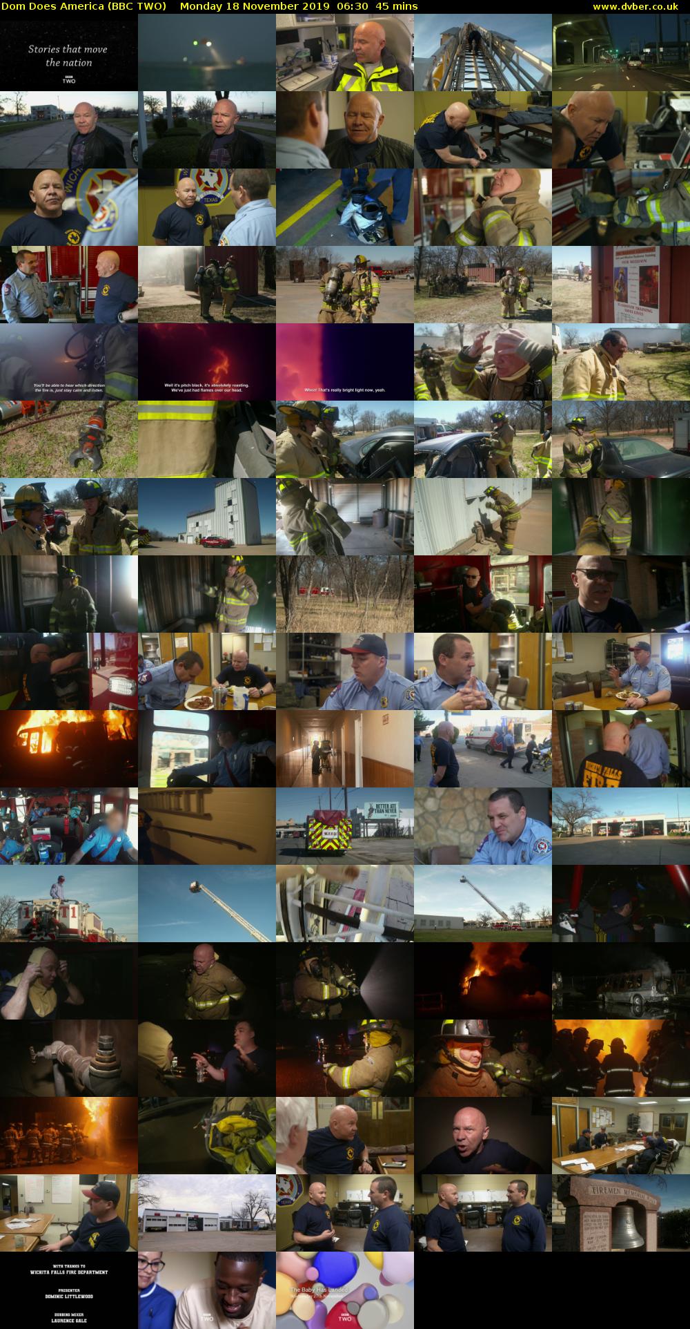 Dom Does America (BBC TWO) Monday 18 November 2019 06:30 - 07:15