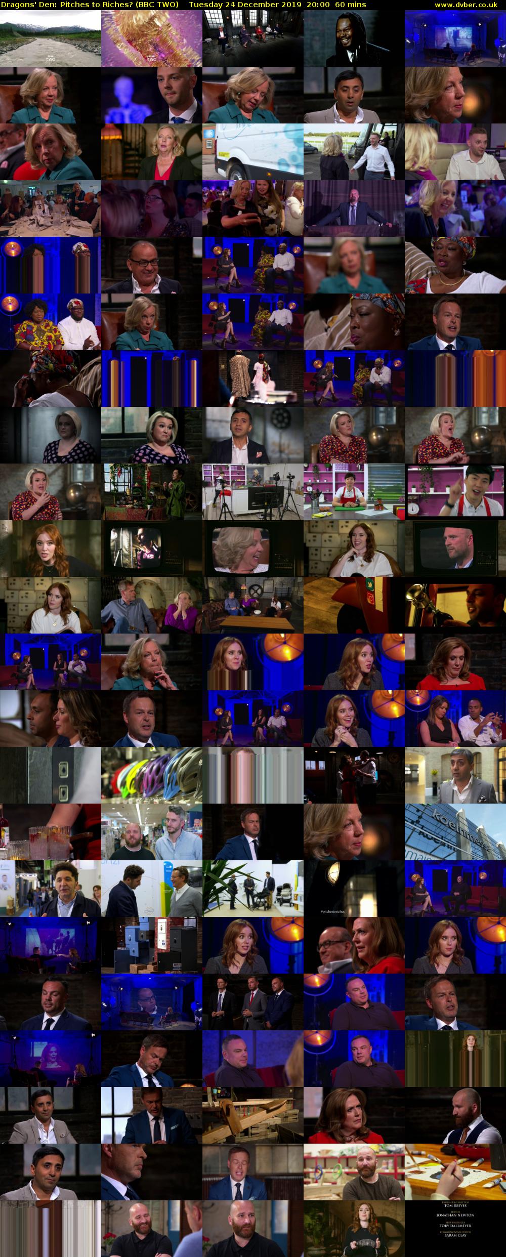 Dragons' Den: Pitches to Riches? (BBC TWO) Tuesday 24 December 2019 20:00 - 21:00