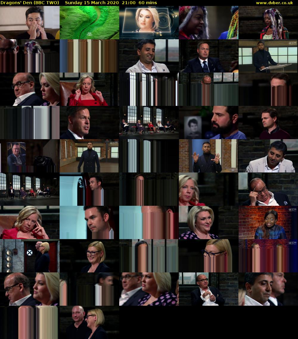 Dragons' Den (BBC TWO) Sunday 15 March 2020 21:00 - 22:00