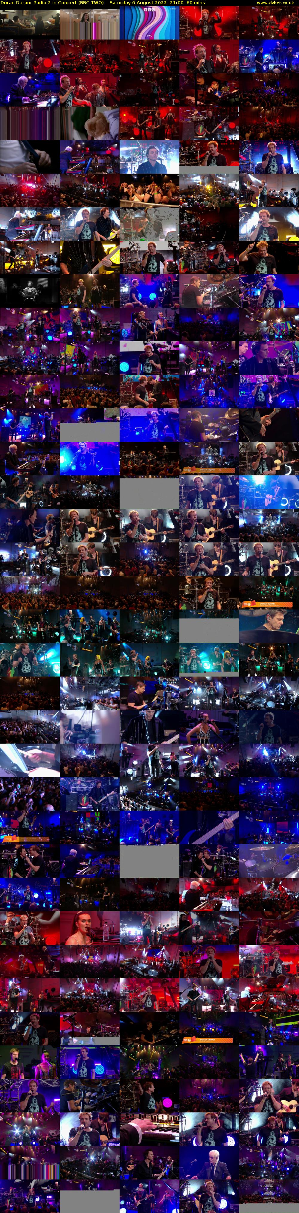 Duran Duran: Radio 2 in Concert (BBC TWO) Saturday 6 August 2022 21:00 - 22:00