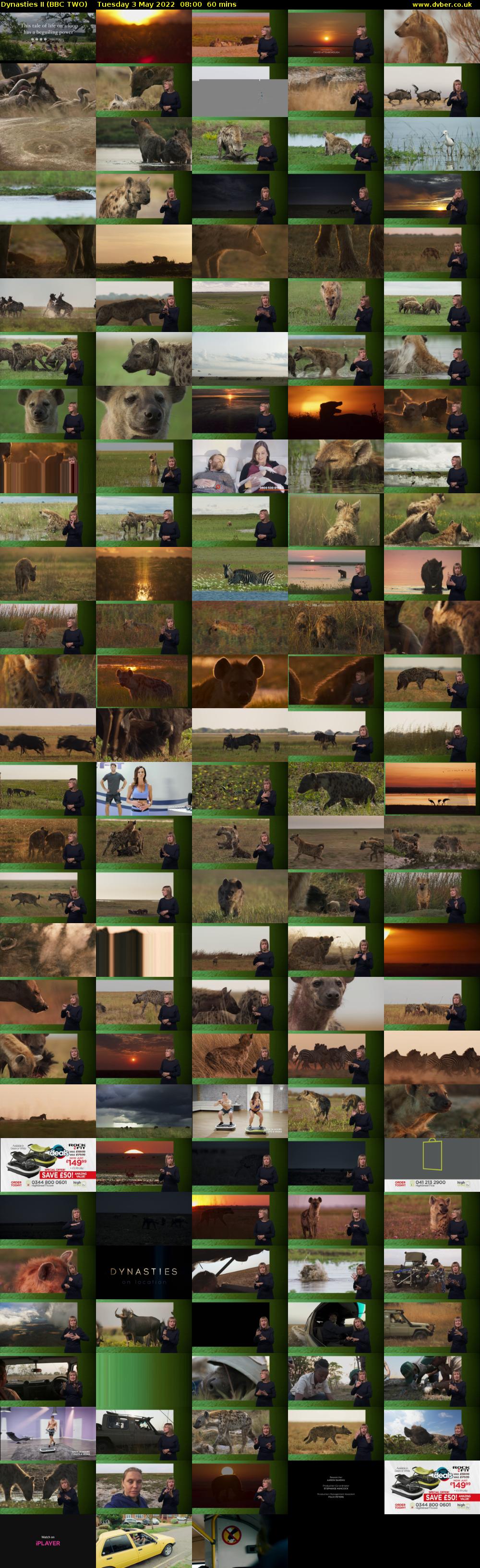 Dynasties II (BBC TWO) Tuesday 3 May 2022 08:00 - 09:00