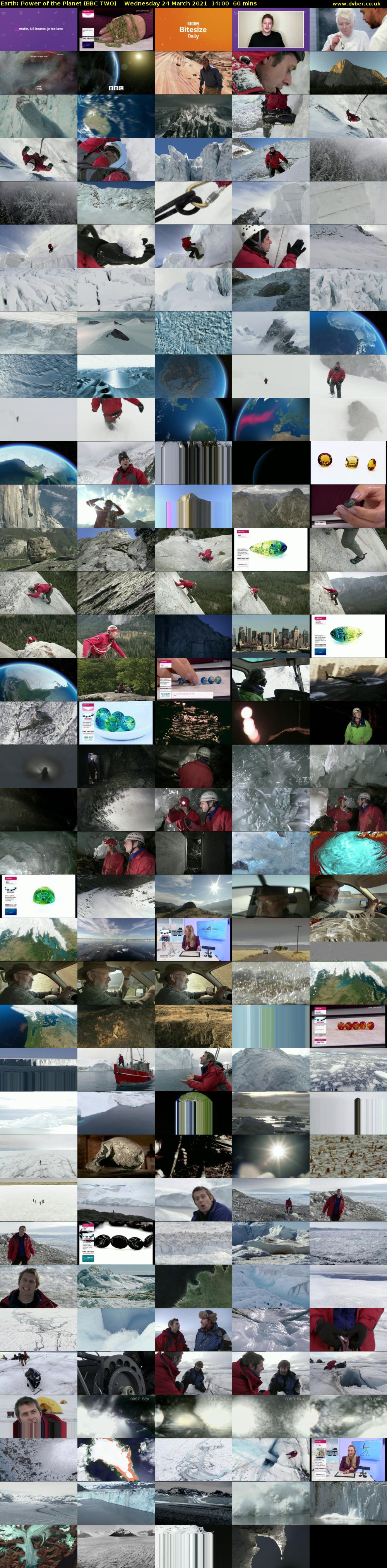 Earth: Power of the Planet (BBC TWO) Wednesday 24 March 2021 14:00 - 15:00
