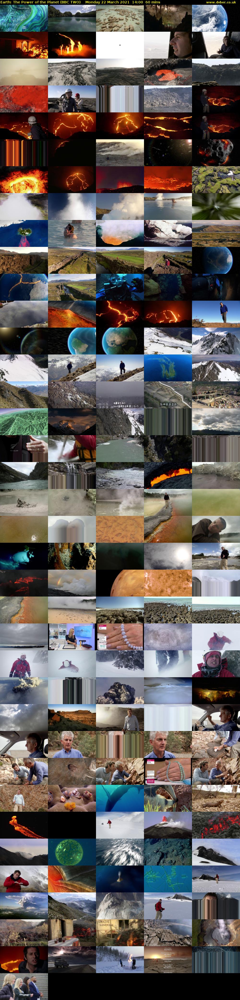 Earth: The Power of the Planet (BBC TWO) Monday 22 March 2021 14:00 - 15:00