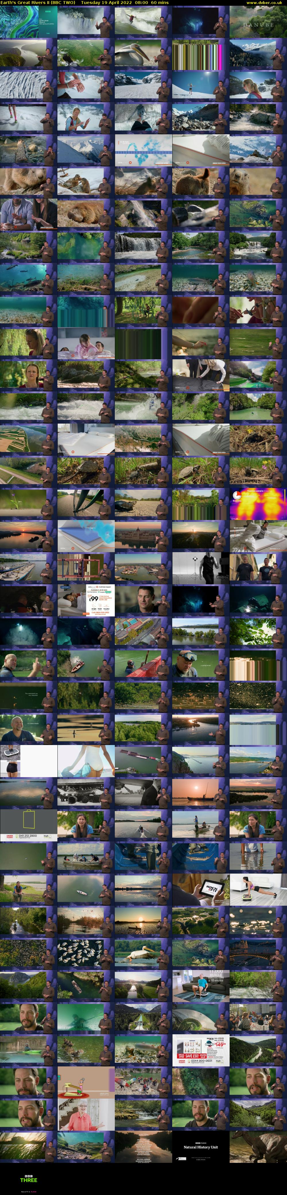 Earth's Great Rivers II (BBC TWO) Tuesday 19 April 2022 08:00 - 09:00