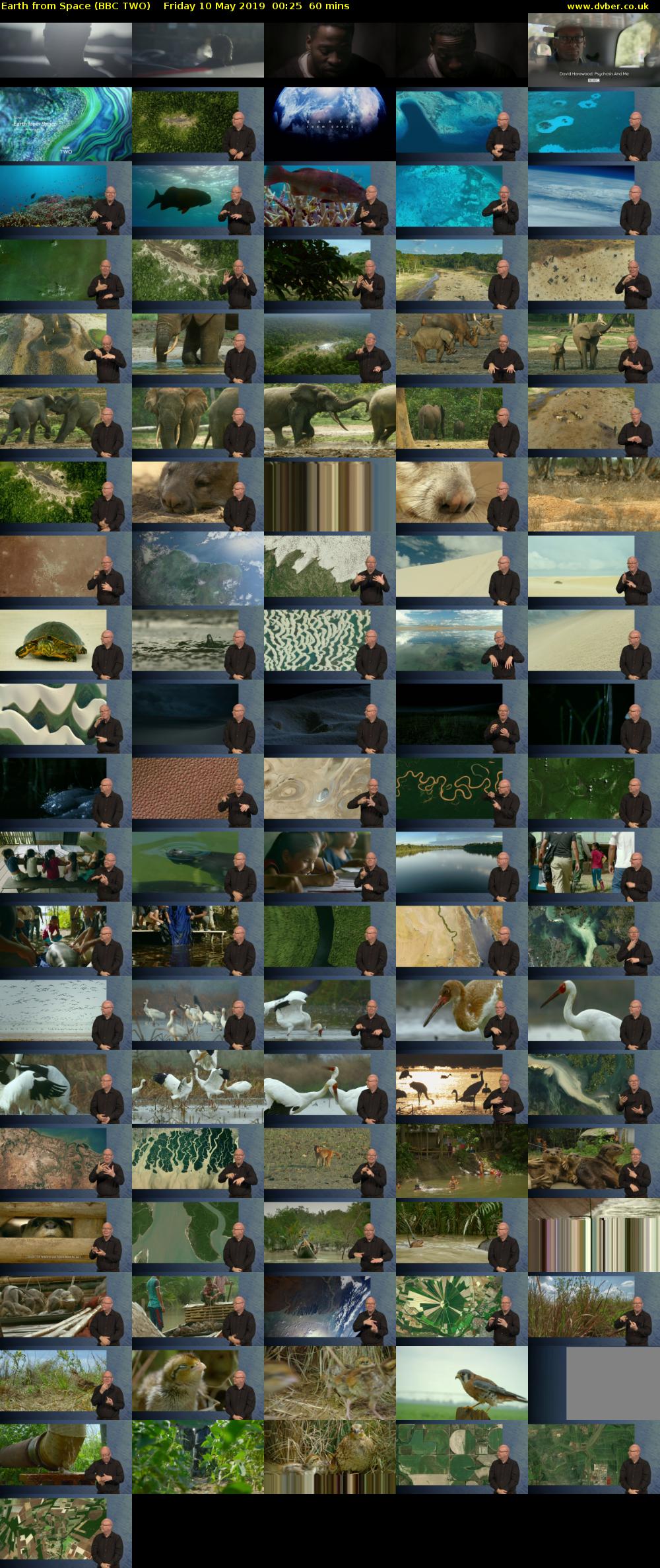 Earth from Space (BBC TWO) Friday 10 May 2019 00:25 - 01:25