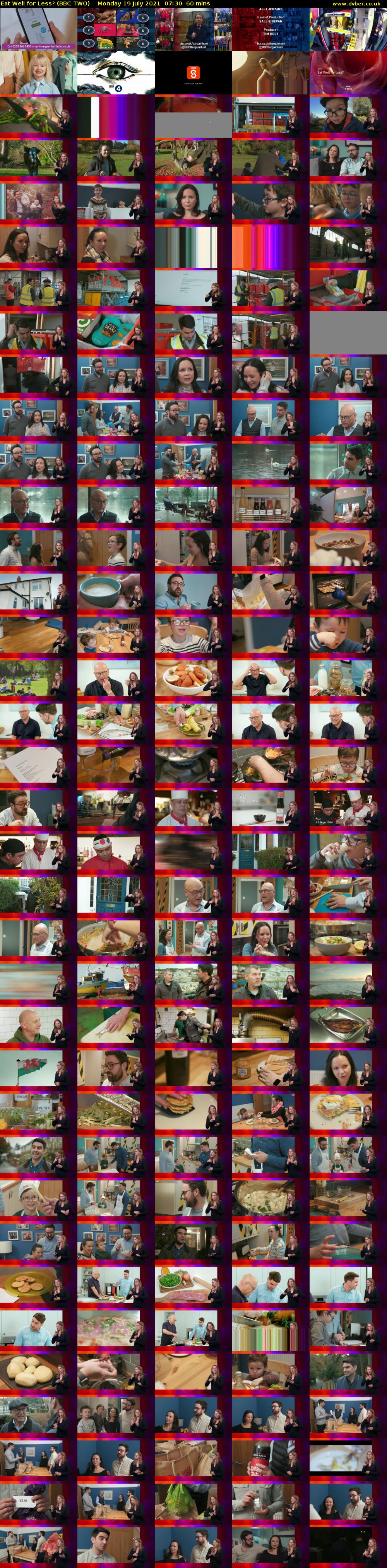 Eat Well for Less? (BBC TWO) Monday 19 July 2021 07:30 - 08:30