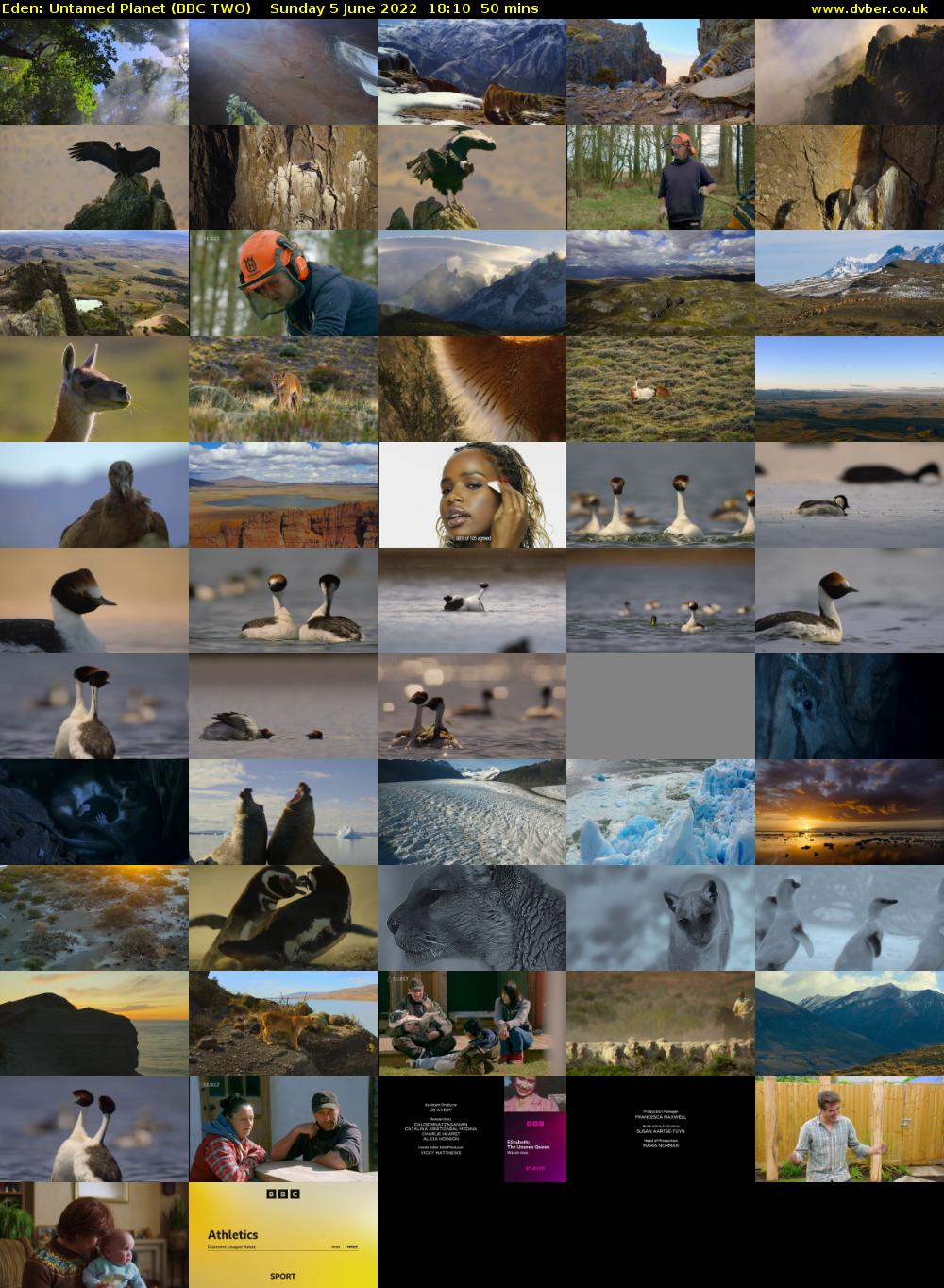 Eden: Untamed Planet (BBC TWO) Sunday 5 June 2022 18:10 - 19:00