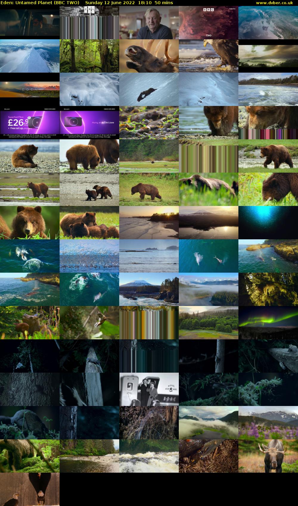 Eden: Untamed Planet (BBC TWO) Sunday 12 June 2022 18:10 - 19:00
