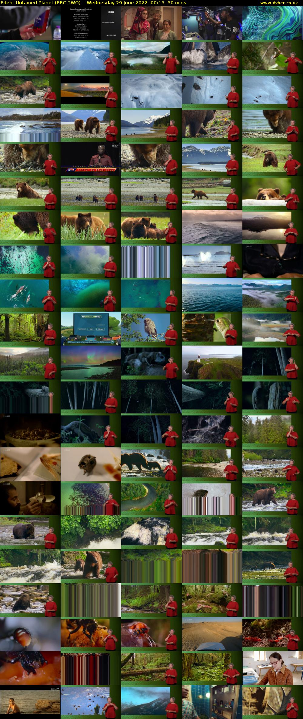 Eden: Untamed Planet (BBC TWO) Wednesday 29 June 2022 00:15 - 01:05