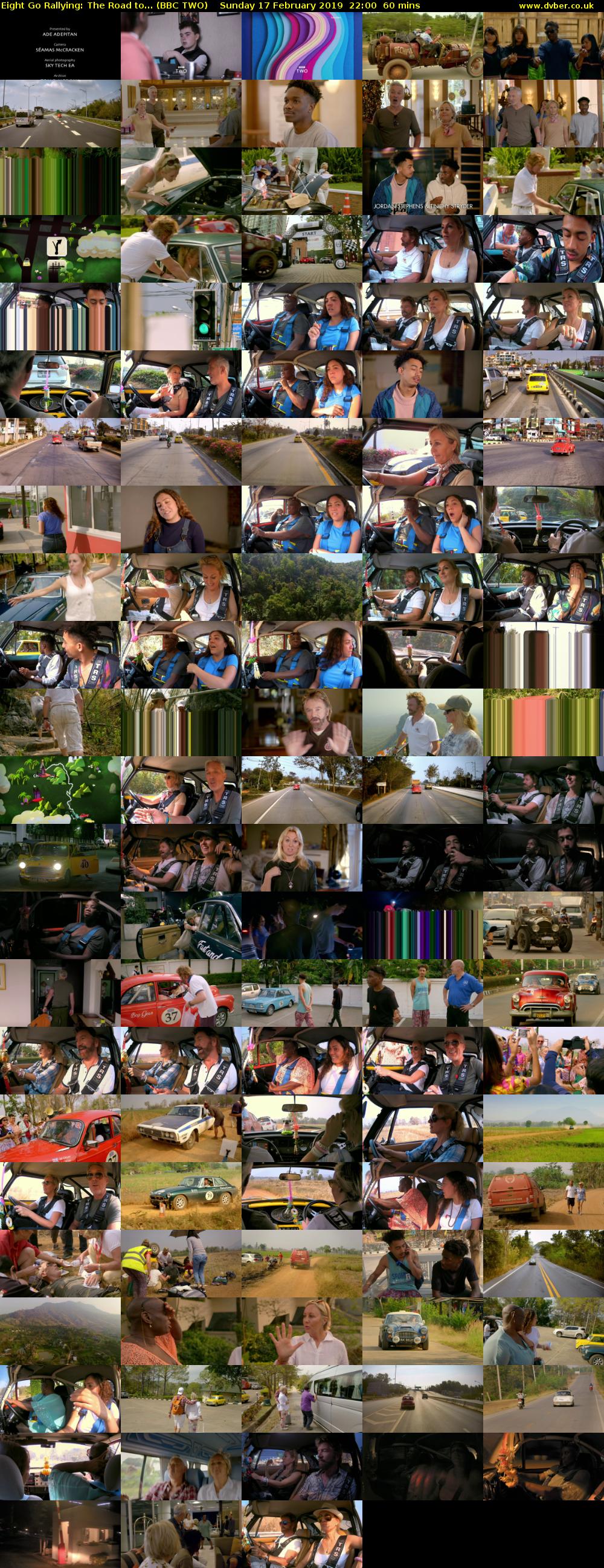 Eight Go Rallying: The Road to... (BBC TWO) Sunday 17 February 2019 22:00 - 23:00