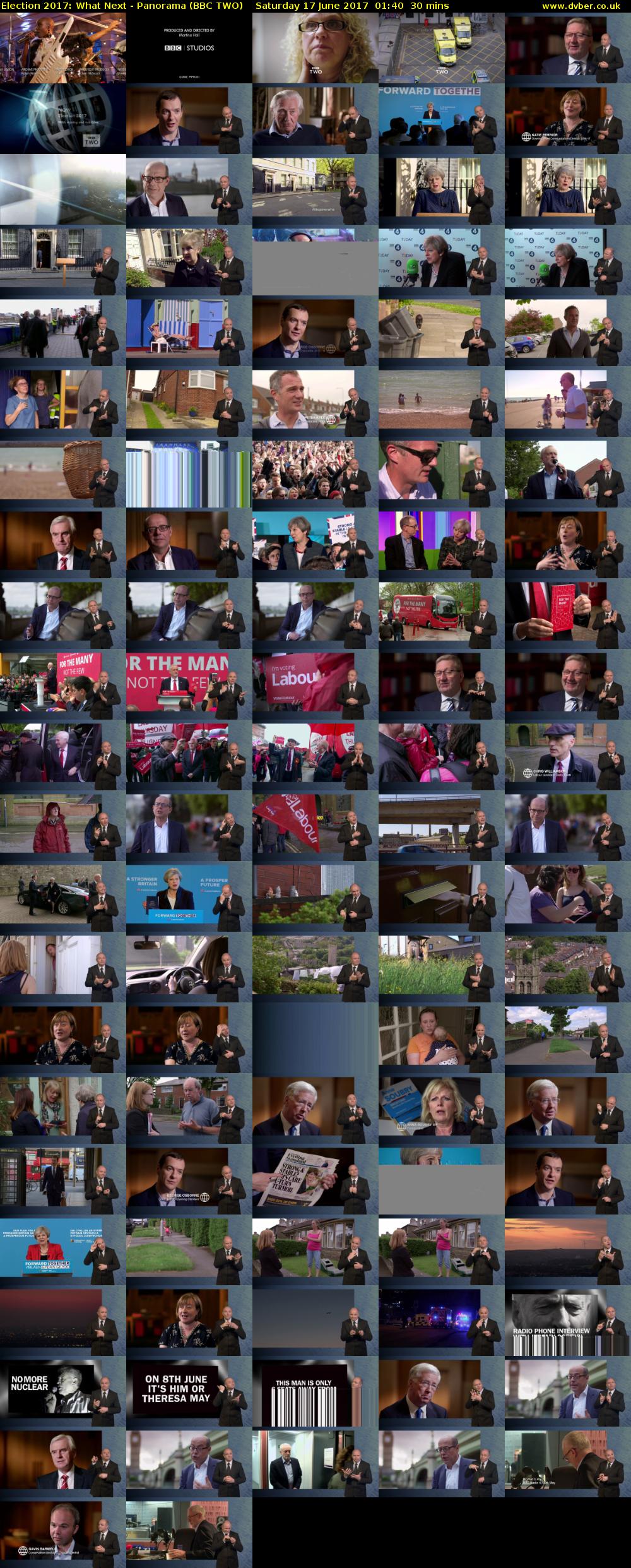 Election 2017: What Next - Panorama (BBC TWO) Saturday 17 June 2017 01:40 - 02:10