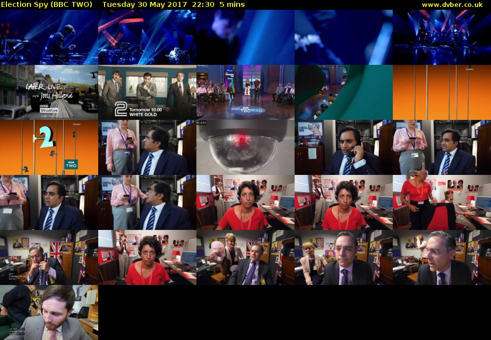 Election Spy (BBC TWO) Tuesday 30 May 2017 22:30 - 22:35