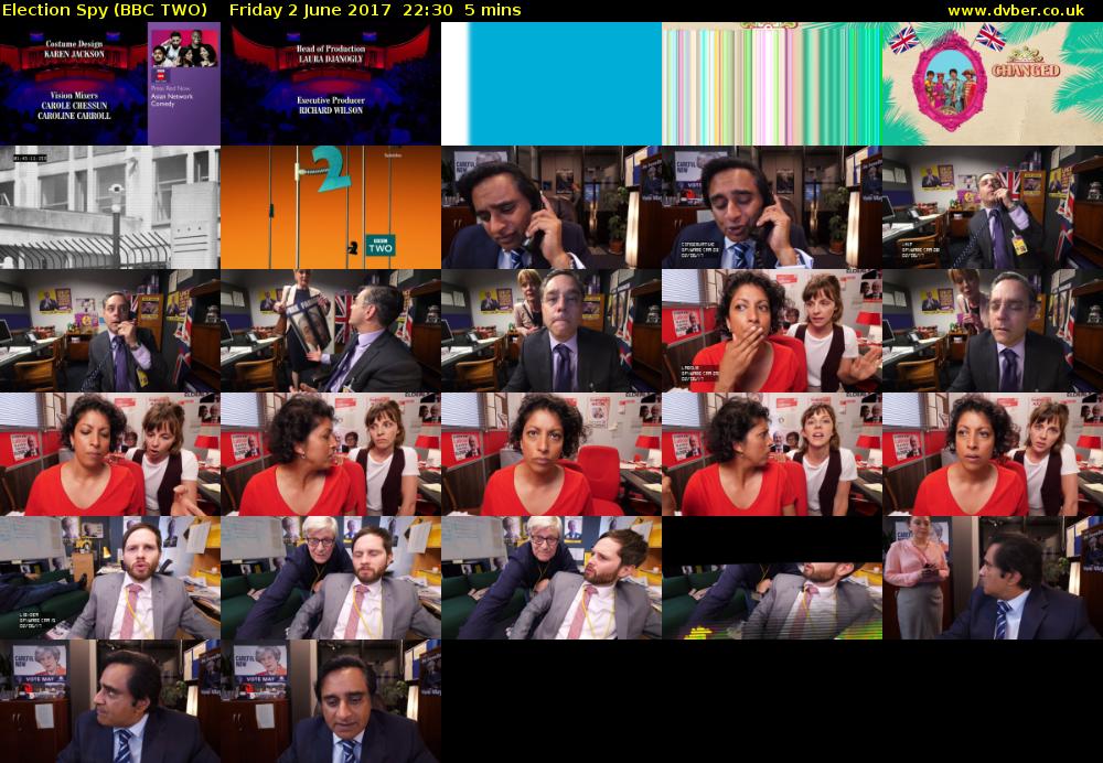Election Spy (BBC TWO) Friday 2 June 2017 22:30 - 22:35