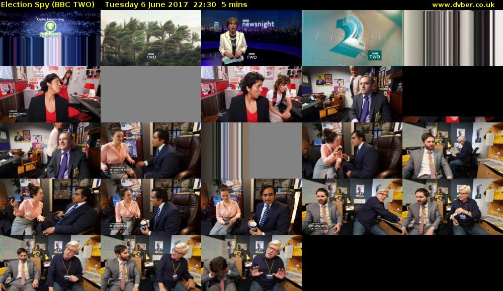 Election Spy (BBC TWO) Tuesday 6 June 2017 22:30 - 22:35