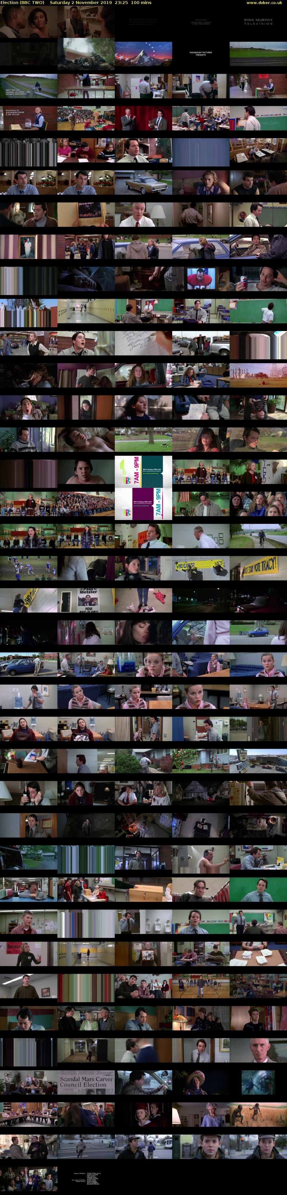 Election (BBC TWO) Saturday 2 November 2019 23:25 - 01:05