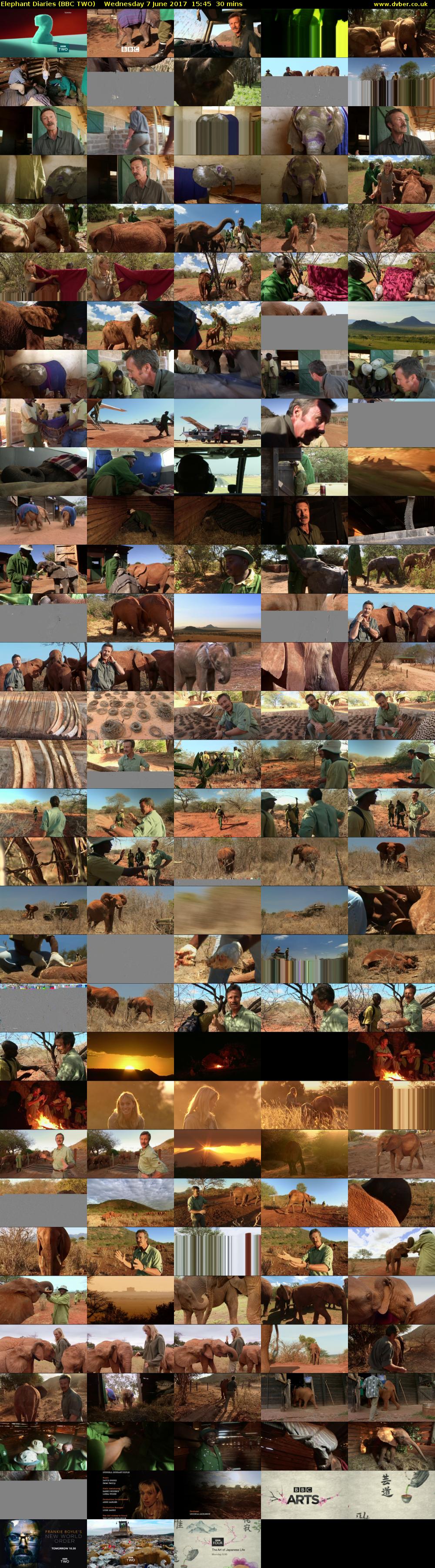 Elephant Diaries (BBC TWO) Wednesday 7 June 2017 15:45 - 16:15