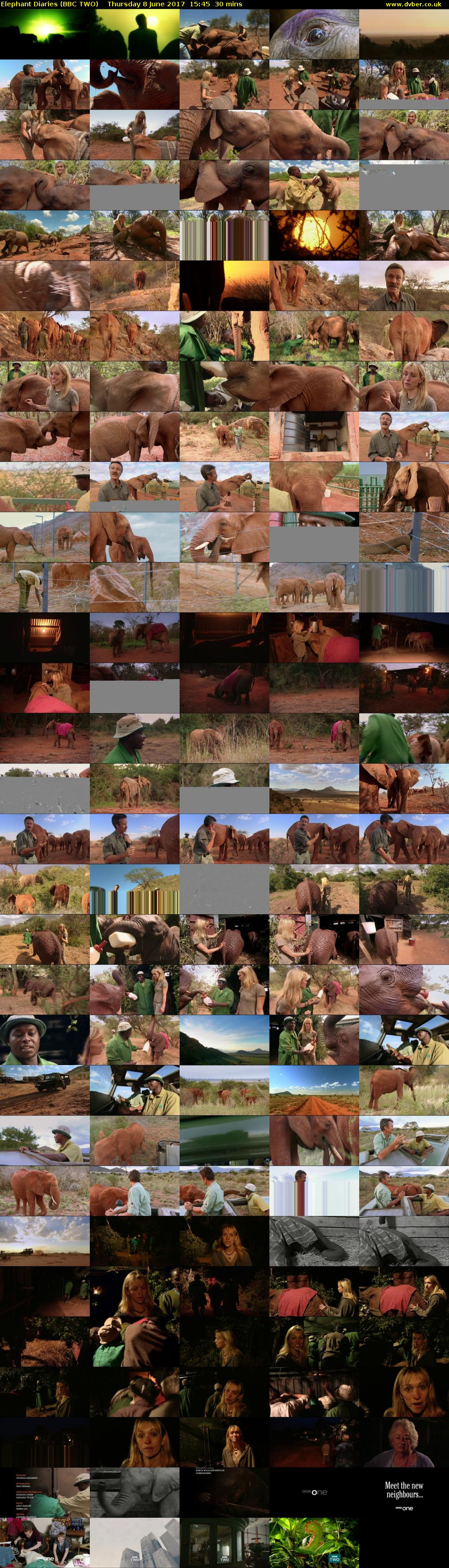 Elephant Diaries (BBC TWO) Thursday 8 June 2017 15:45 - 16:15