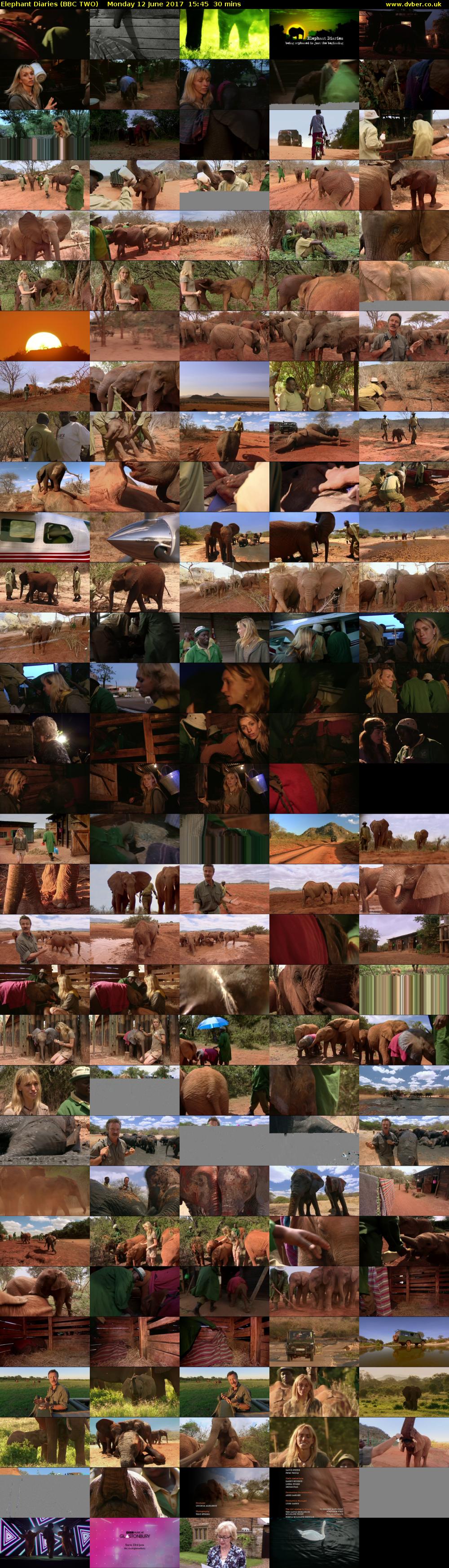 Elephant Diaries (BBC TWO) Monday 12 June 2017 15:45 - 16:15