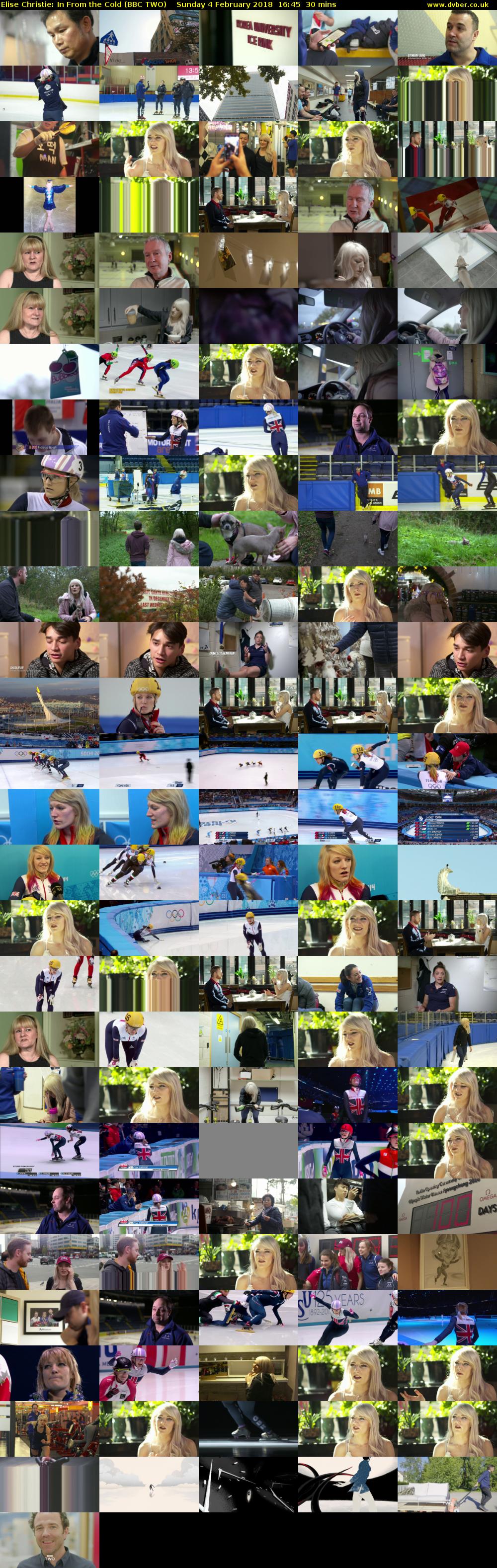Elise Christie: In From the Cold (BBC TWO) Sunday 4 February 2018 16:45 - 17:15