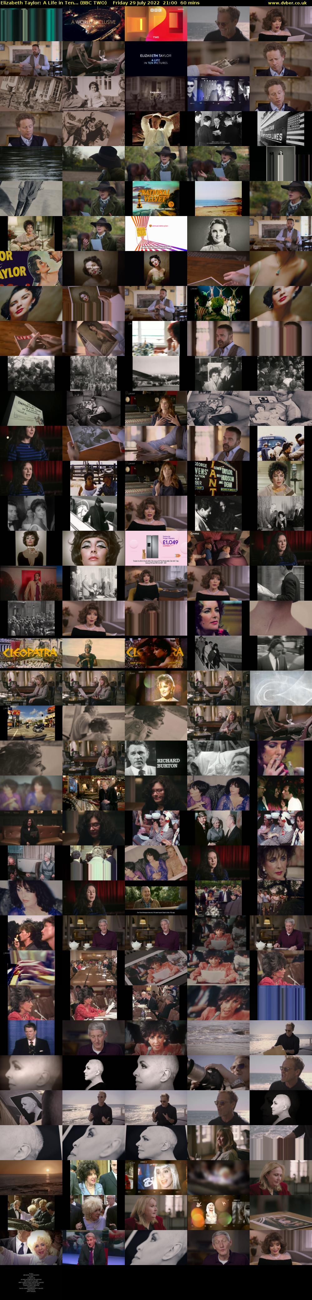 Elizabeth Taylor: A Life in Ten... (BBC TWO) Friday 29 July 2022 21:00 - 22:00